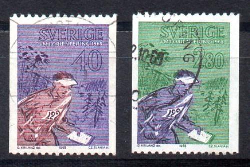 Schweden Jahr 1968 Nr. 599/00 (o)